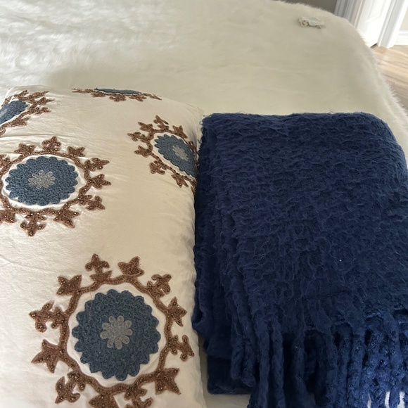 Decorative Pillow and Blanket - Picture 1 of 5
